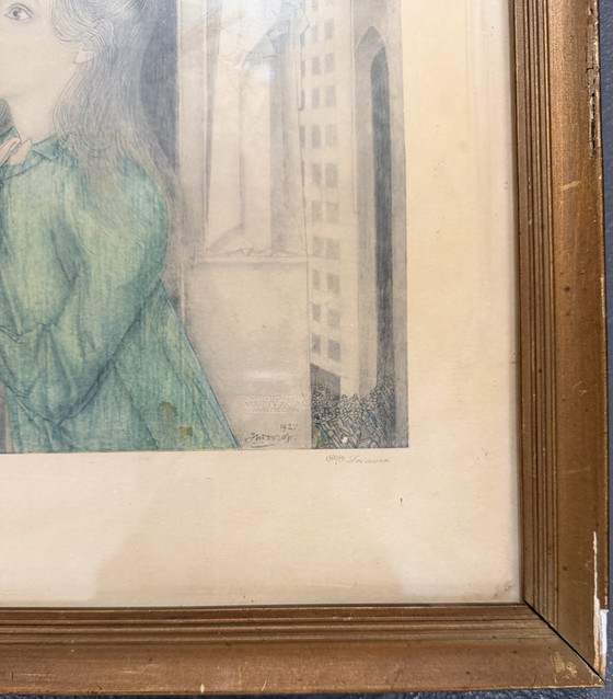 Jan Toorop 1859-1928 / 3 Original Lithographs & prints - The Sacrifice 1927 – Paper, Wood (photo 14 of 15)