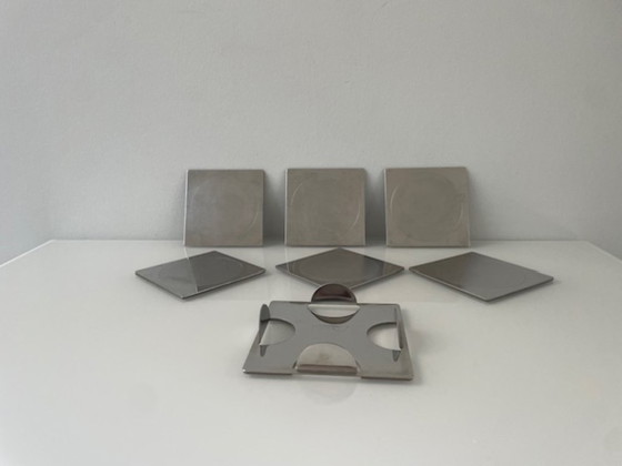 Image 1 of Sottobicchieri Ikea Groggy (6 pezzi) con supporto