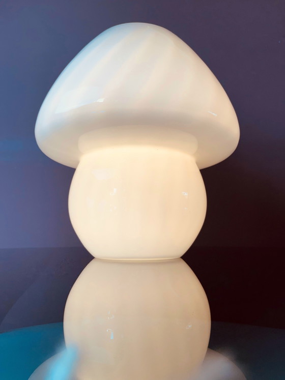 Image 1 of Lámpara de mesa con forma de hongo en espiral de Peill & Putzler