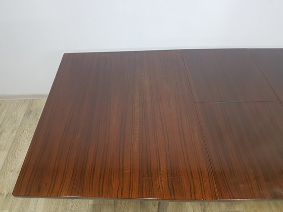 Table et Chaises Mid-Century, années 1960-1970, Ensemble de 7 – Salles à manger complètes, Mid Century Modern (photo 9 of 30)