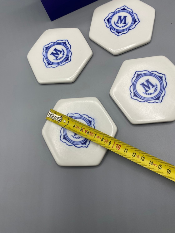 Maison Manoï – Ensemble de 4 sous-verres en porcelaine Heritage – Bát Tràng – Objets déco, Klassiek (photo 2 of 3)