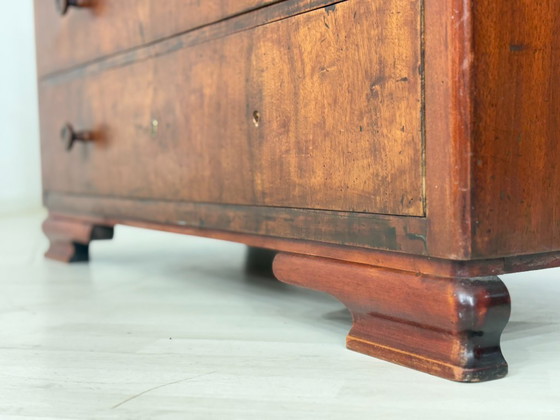 Image 1 of Commode Biedermeier, meuble de toilette, armoire, meuble de salon, antiquité, vers 1900