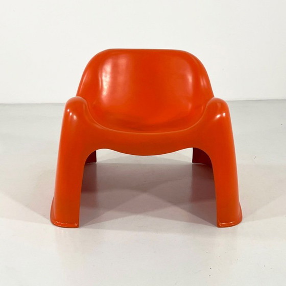 Image 1 of Oranger Toga-Sessel von Sergio Mazza für Artemide, 1960er Jahre