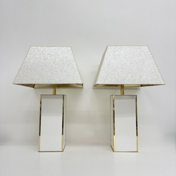 Image 1 of Pair of Maison Jansen Style Table Lamps, 1970s