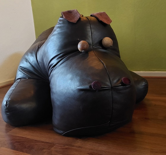 Image 1 of ORIGINAL SEVENTIES HIPPOTOTAMUS FOOTSTOOL