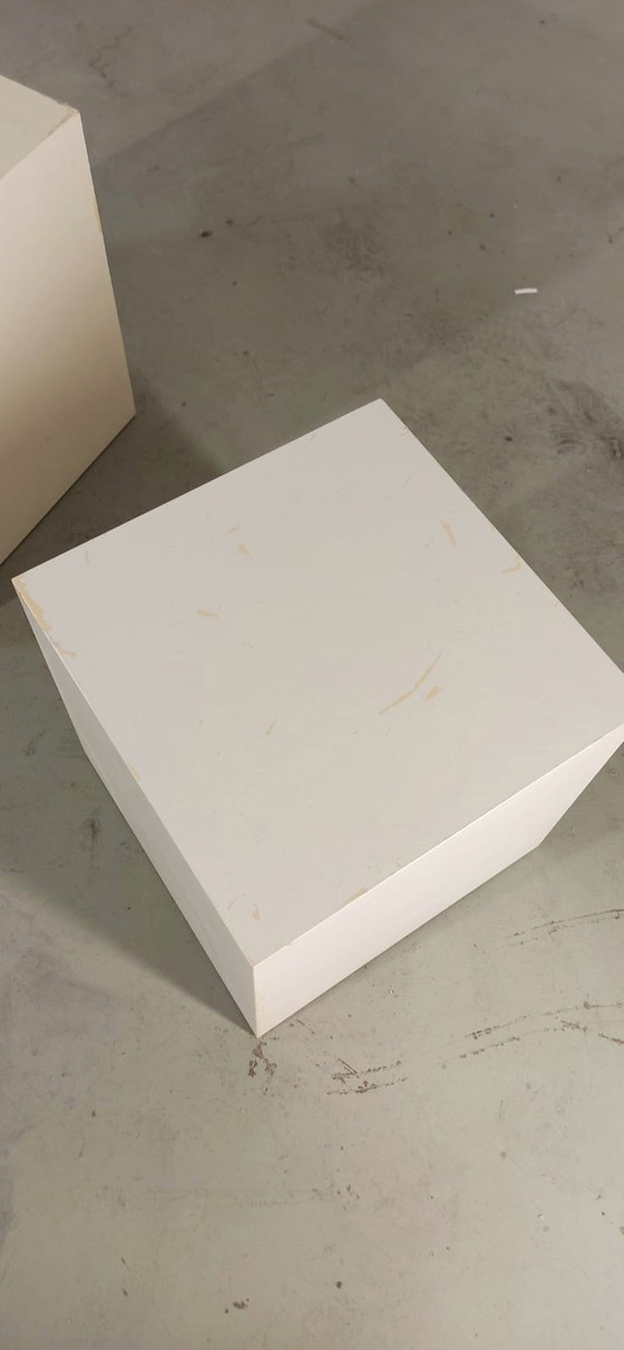 Image 1 of Ensemble de 2 boîtes de présentation vintage en bois