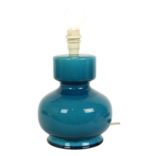 Italian Blue Ceramic Lamp