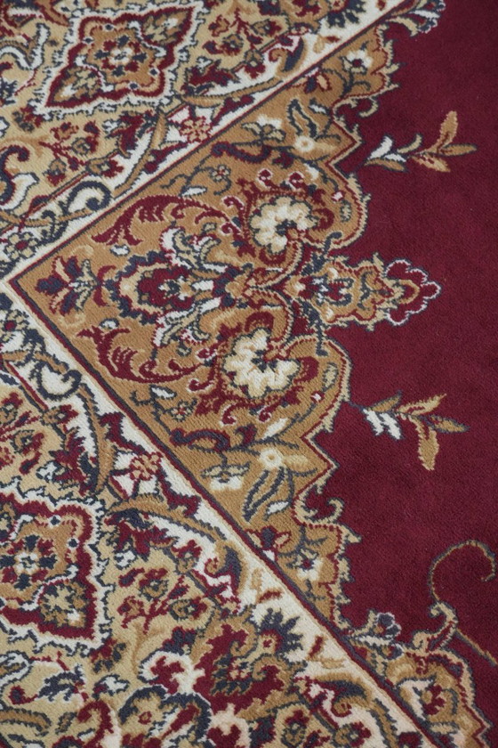 Image 1 of Tappeto/moquette pazzesca con bellissimi motivi principalmente nei colori rosso e giallo 296x203cm