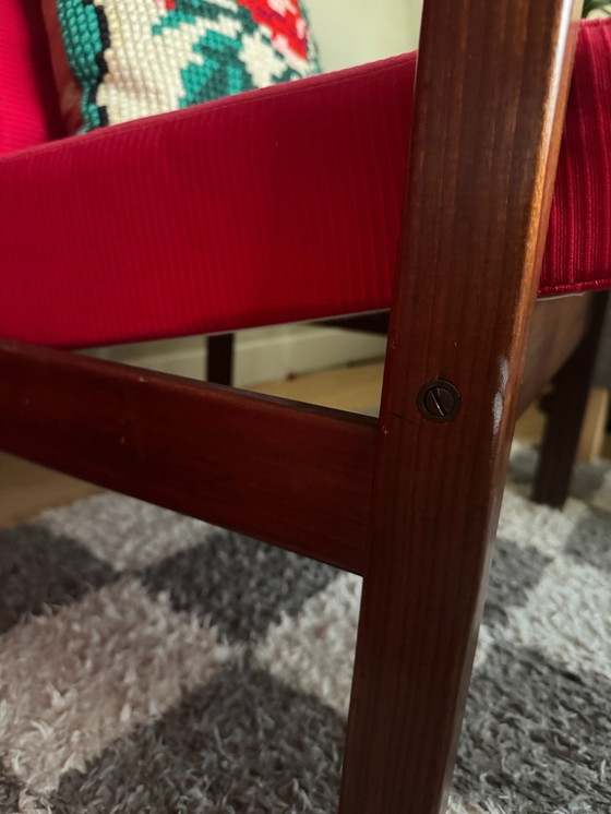 Image 1 of 2 Fauteuils Vintage Pastoe Yngve Eckström en teck FU05