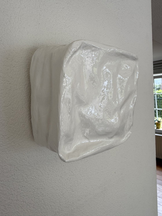 Abstrakte Wandskulptur Abstrakte Kunst Minimalistische Kunst – Bildhauerei, Other (photo 8 of 9)