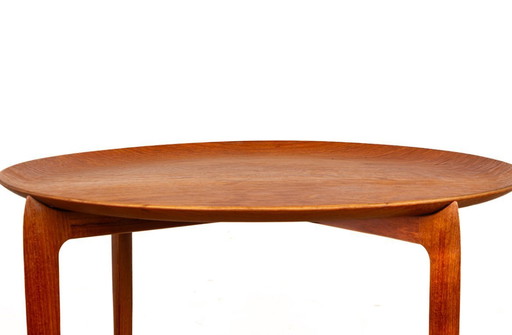 Coffee table, folding, Danish teak, model 4508 by Engholm and Willumsen for Fritz Hansen, 1960s.