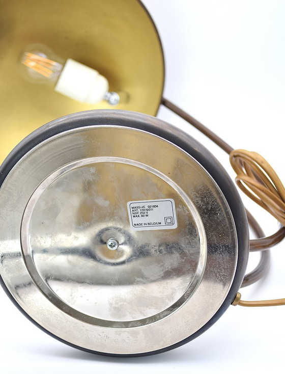 Image 1 of Bauhaus Brass Desk Lamp - Pieter-Jozef De Jaeck for Massive, 1970s