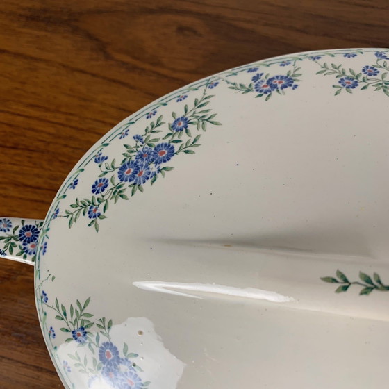 Image 1 of Kleine Suppenterrine / Gemüseschale Sarreguemines U&C, Modell Marguerite