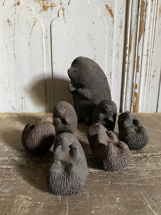 Danish vintage hedgehogs. Ellen Karlsen – Sculpture, Ceramic (photo 6 of 15)