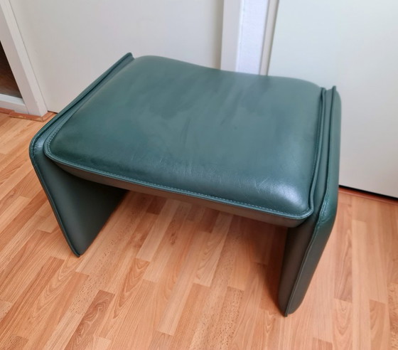 Pouf Leolux Bora Bora original en cuir vert foncé – Poufs & repose-pieds, Leather (photo 3 of 11)