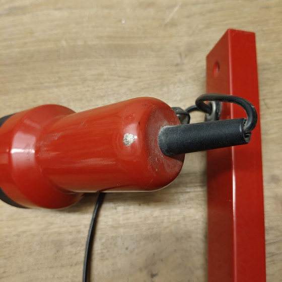 Image 1 of Vintage red double spotlight – 70s/80s – retro
