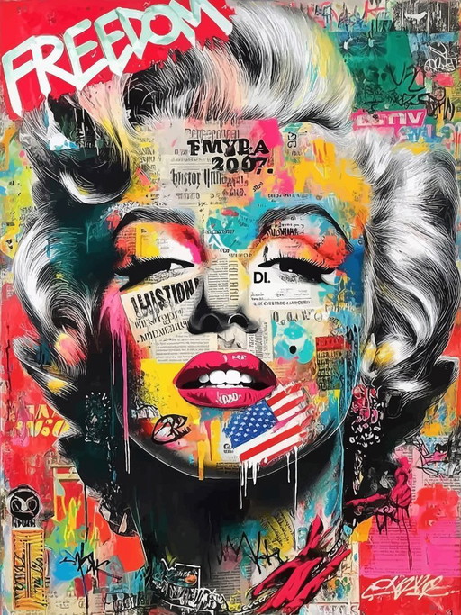 IPR-Grafik – Marilyn Monroe – Künstlerlithografie