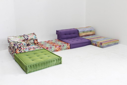 Roche Bobois Mah Jong Canapé modulable Missoni Tissu Hans Hopfer