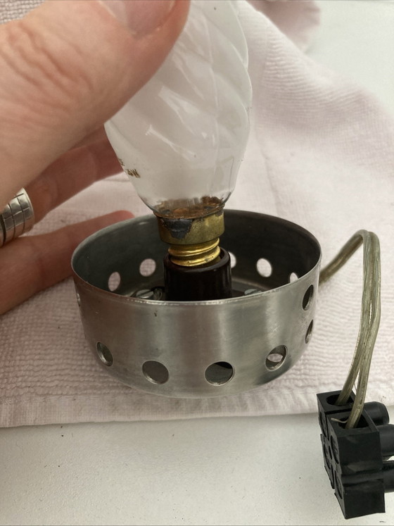 Image 1 of 2 faretti vintage di Sciolari per Poliarte, in vetro di Murano