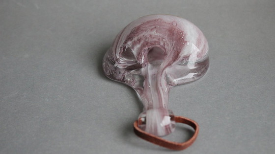 Image 1 of Mid-century wall vase made of mouth-blown glass, Kaspar Glas Studio
