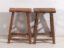 Pair of Antique oriental stools (c.1900) #7 (photo 33 of 34)