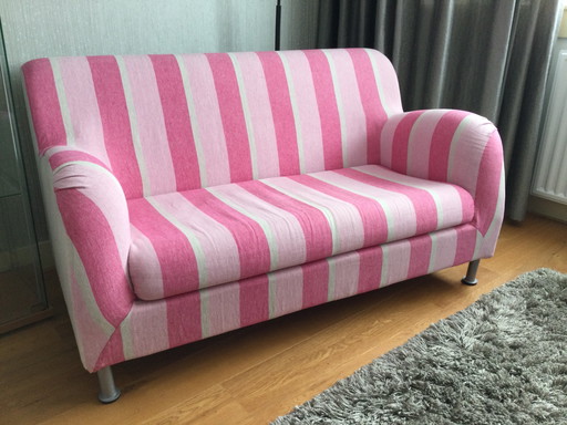Panca Ikea a 2 posti con rivestimento Designers Guild