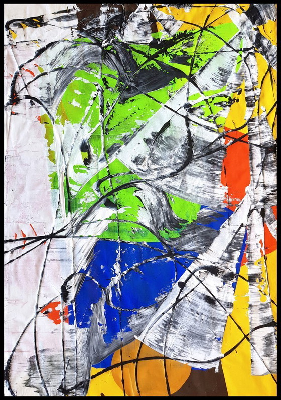 Image 1 of Jürgen Angeler - Green Gemstone - 200 x 140 cm