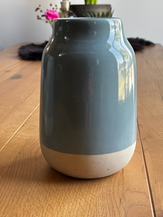 Set de 2 Vases Scapa Home - bleu/beige, Céramique (photo 3 sur 5)