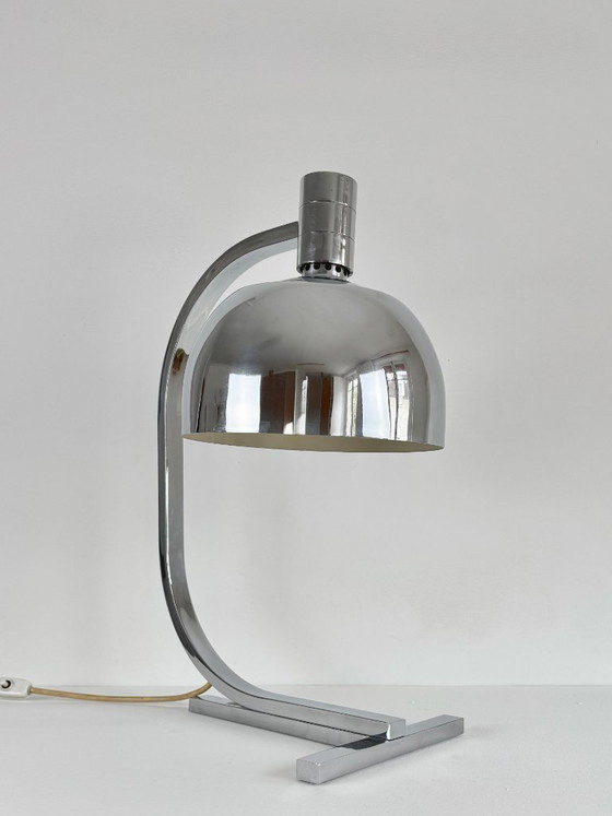 Image 1 of AM/AS lamp in chromed brass by Franco Albini, Italy, 1960