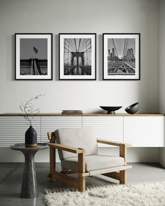 Image 1 of Brooklyn Bridge Set II - Serie di 3 - New York