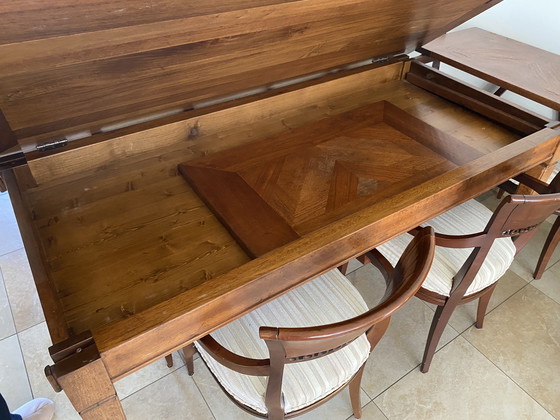 Image 1 of Tavolo da pranzo italiano con sedie