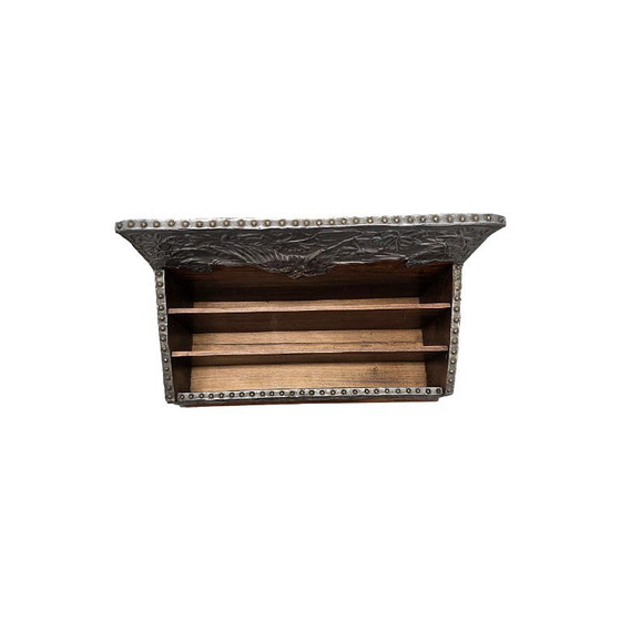 Portadocumenti francese in stile Art Nouveau con scatola di latta, circa 1900/1910 – Oggetti decorativi, Wood (photo 6 of 8)