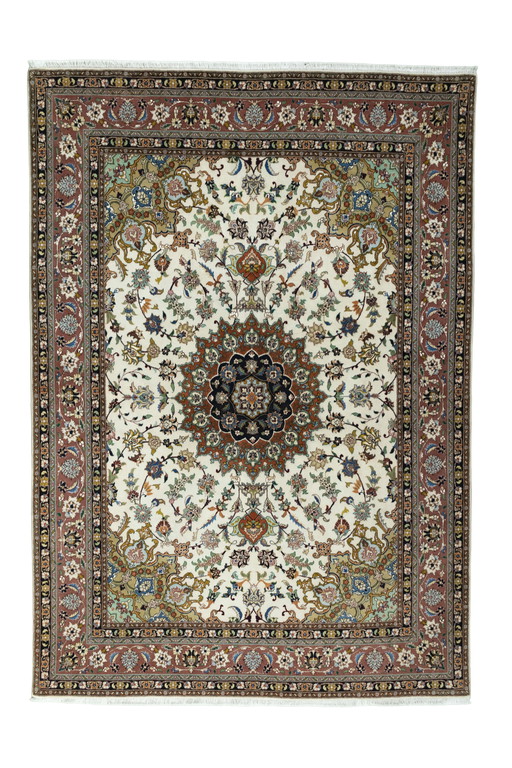 Tabriz 50 Raj Mit Seide - 218 x 153 cm - Perserteppich