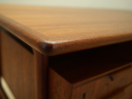 Image 1 of Teak desk, Danish design, 1970s, manufacturer: Omann Jun