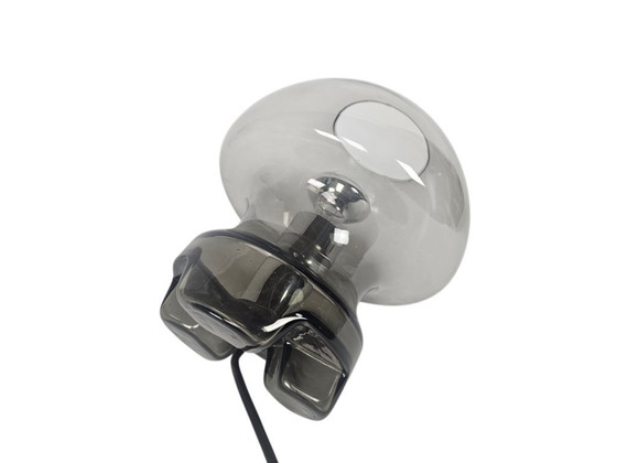 Image 1 of Süssmuth Leuchten - Mushroom Lamp - 'Smoked' glass - Germany - 1970's