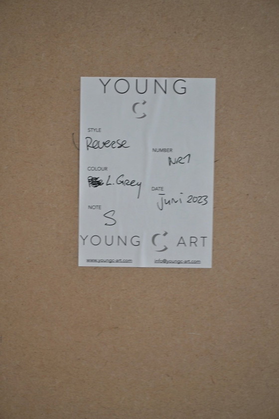 Image 1 of Relieve mural de madera - Reverso - Young C Art - Ámsterdam