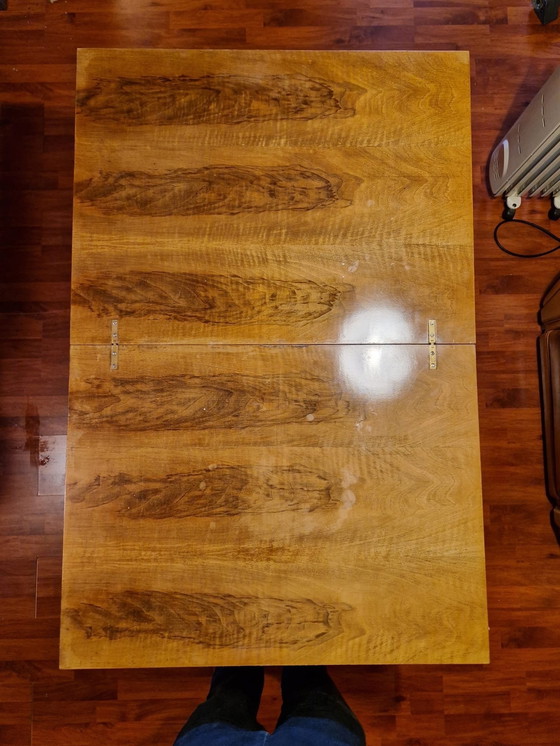 Image 1 of Wood veneer bridge table