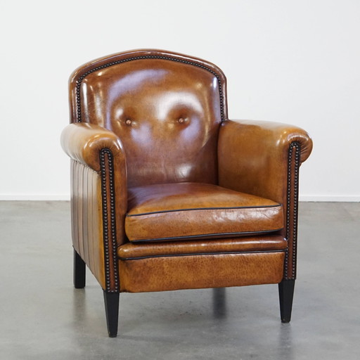 Sheep Leather Design Armchair