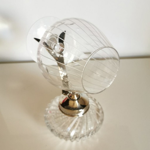 Scaldavivande in cristallo di Boemia