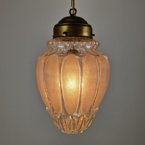 Image 1 of Italian Mazzega Murano Glass Pendant Lamp, 1970s