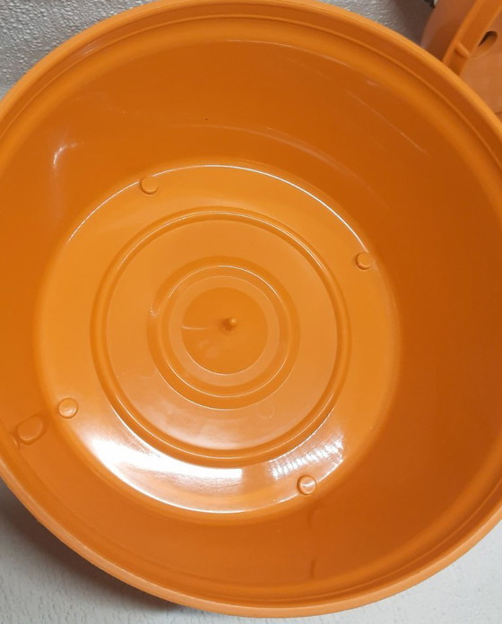 Image 1 of (W010) Moulinex Salad Garland vintage 313.0.00 – Arancione, in ottime condizioni (anni '70)