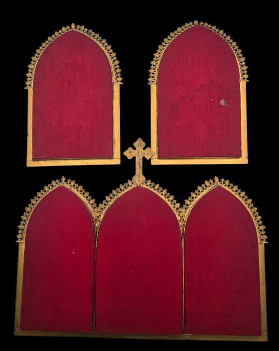 Image 1 of Altar Canon (Altar Cards (Tabellae Lavabo) 19th Century