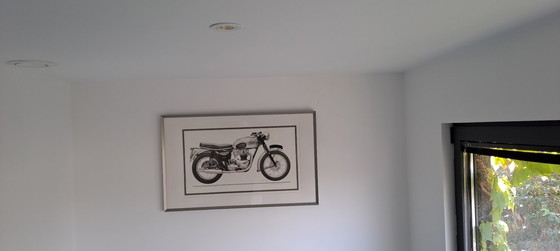 Image 1 of Printtekening Triumph Bonneville van Christopher Marshall