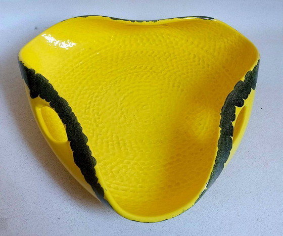 Image 1 of Vallauris ceramic fruit bowl, 33 cm wide