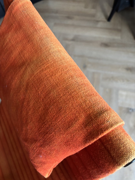 Image 1 of Herman Miller Eames EA 124 Lounge Chair - Arancione, Cromato