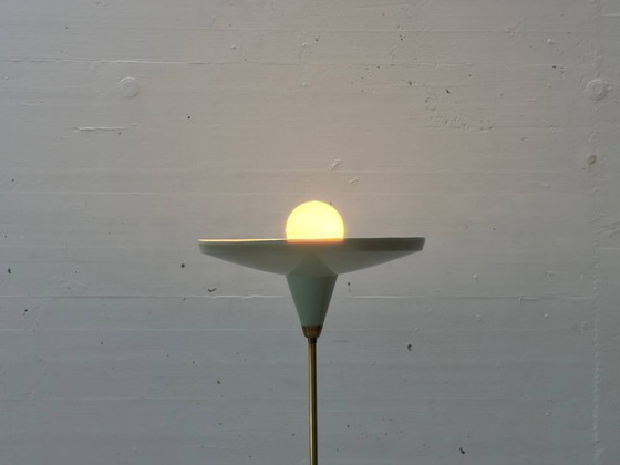 Image 1 of Floor lamp made of brass and metal, 1950s