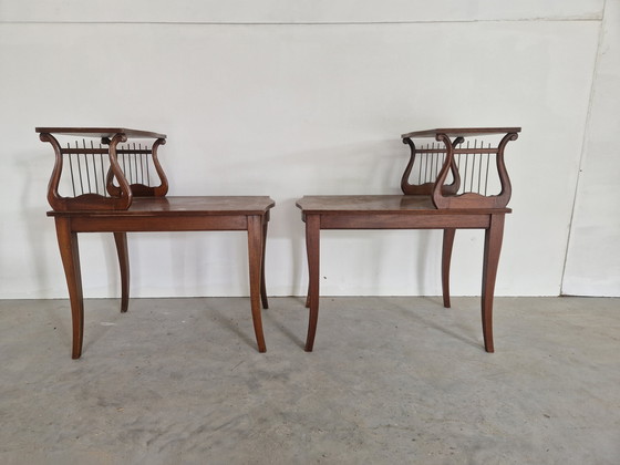 Image 1 of Mesas auxiliares art nouveau de arpa