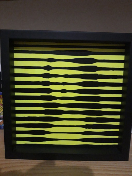 Fluorescent Mona Lisa