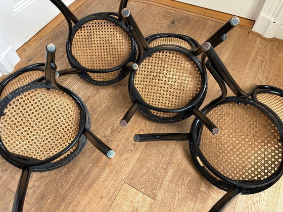 Image 1 of 4x Thonet Nr. 5 Stühle von ZPM Radomsko