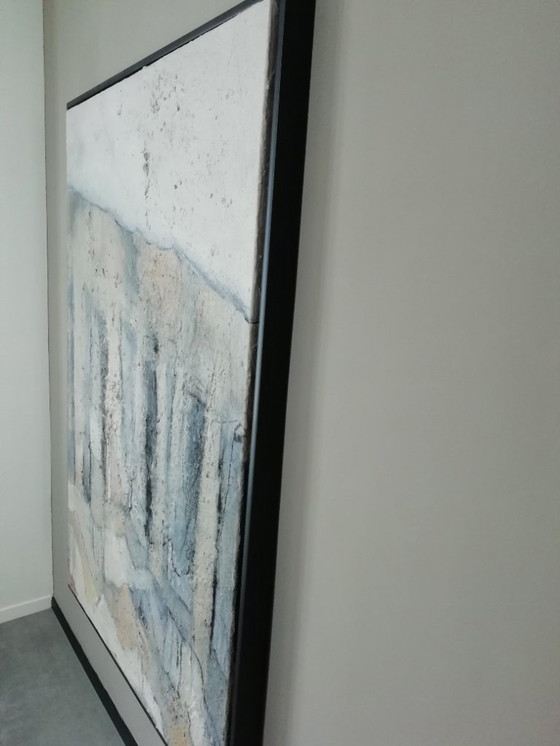 Image 1 of Posts by the sea abstract